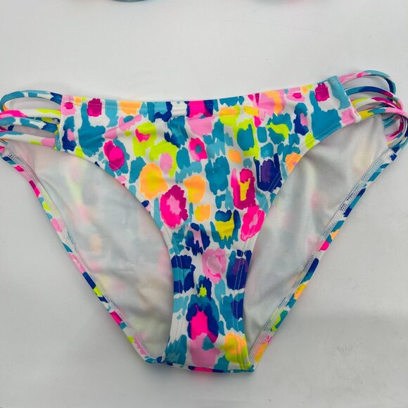 Salt + Cove Strappy Underwire Pushup Bikini Top & Hipster Bottom Set Size M NWT - Picture 3 of 6